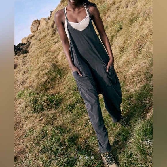 FP MOVEMENT HOT SHOT ONESIE WASHED BLACK SIZE S - Picture 9 of 9